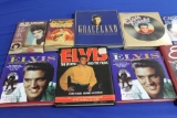 Lot of 10 Hardcover Books about Elvis