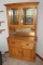 6ft Tall Oak Hutch