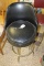 Vintage Black Swivel Stool