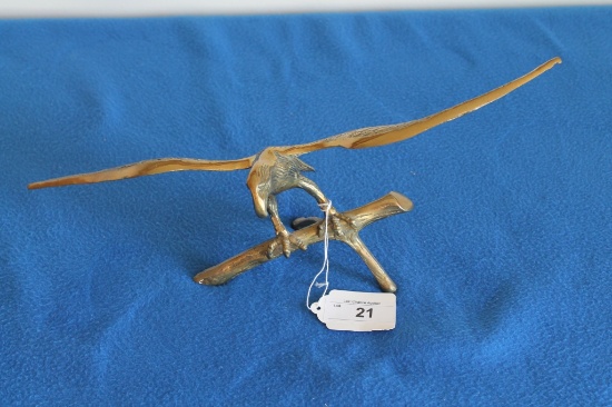 Brass Eagle with 19" Wingspan