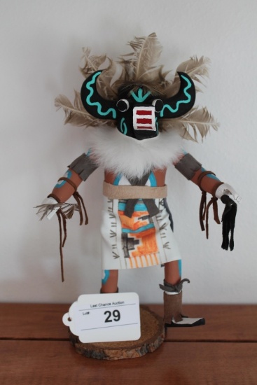 Black Ogre Kachina Doll 11" Tall