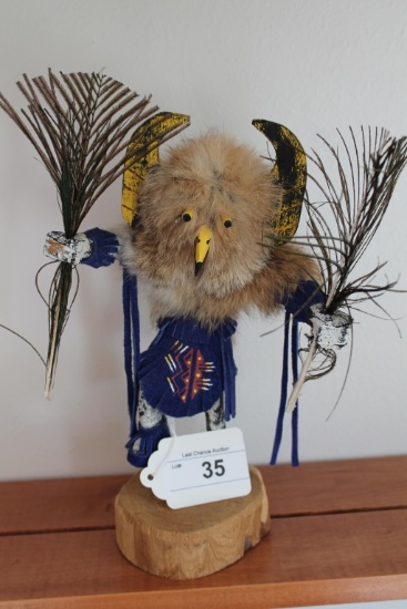 Owl Betty Kachina Doll 11" Tall