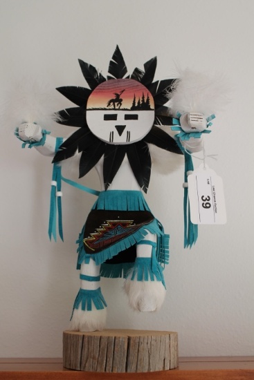 Sunface Kachina Doll 15" Tall
