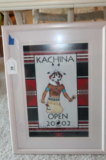 2002 Kachina Open Print 25" Tall 19" Wide
