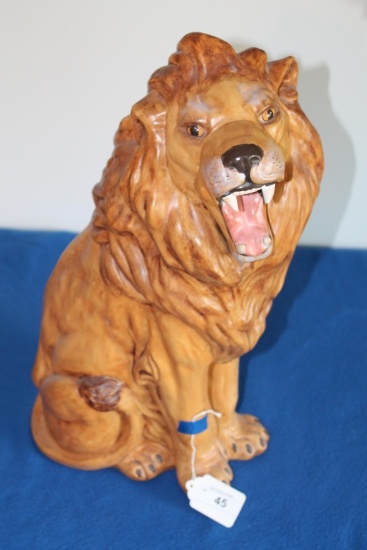 Ceramic Lion Stature