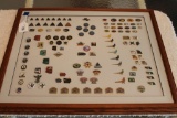 Lot of 122 Framed Trap Shooting  Pins