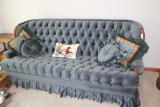 Blue Couch 7ft Long