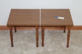 Pair of Small Wood Tables