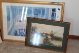 Lot of 8 Framed Pictures Various Genres