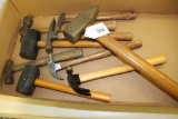 Lot of Hammers and Mallets