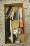 Lot of Brushes, Files and Tape Measures