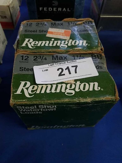 2X-25ct Remington 2 3/4 BB Steel