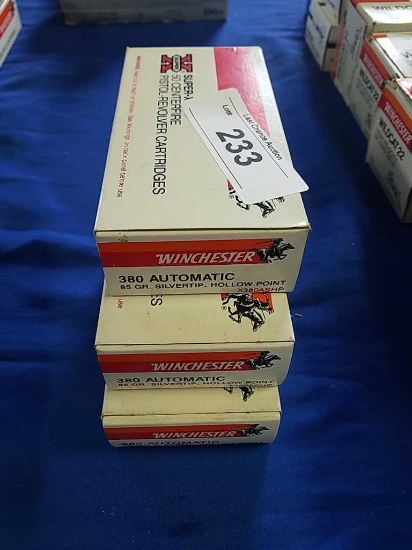 3X-50ct Winchester SuperX .360auto 85gr HP