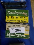 2X-25ct Remington 12ga 2 3/4 6 shot