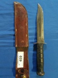 K-Bar USMC Knife with SHeath