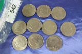 10X-1972 Eisenhower Dollars