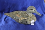 Unknown Balsa Wood Decoy with Gray Paint
