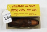 Lohman Deluxe Duck Call #105 With Box