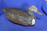 Very Old Wooden Duck Decoy. Herters?