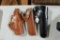 Lot of 3 Leather Holsters