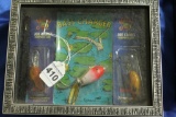 Display of Vintage Fishing Lures still in Box