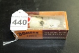Vintage Red & White Bomber Lure in Box