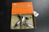 Antique Johnson Spoons Box w/Spoons