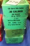 200+ Sierra .30cal Bullets 150-180gr