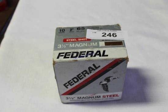 25ct Federal 3 1/2 10ga F Shot Steel