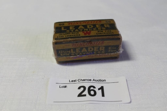Vintage Box of Winchester Leader 22lr