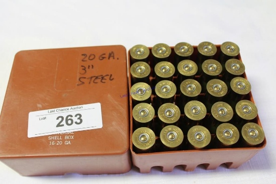 25ct 20ga 3" Steel Shotgun Shells