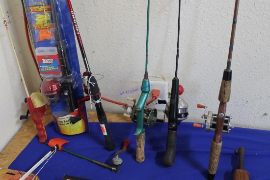 Lot of 6 Fishing Poles