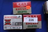 3X-25ct Winchester and Estate 20ga Steel