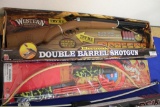 Toy Bow and Arrow Set w/Toy Shotgun NIB
