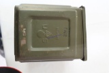 Metal Ammo Box Embossed with .50cal