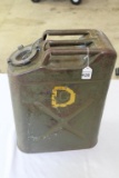 WW2 Vintage Military 5gal Gas Can