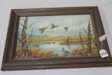Framed Mallards and Wood Ducks