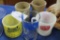 Lot of Mugs and Glasses Vintage Advertising