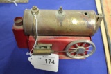 Unmarked Toy Steam Engine (Electric Cord Cut)