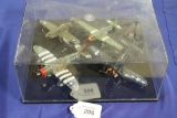 Display of Small WW2 Airplanes