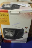 Curtis Portable Black and White TV in Box