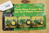 John Deere 3 Piece Tractor Set NIP