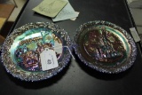 Fenton Carnival Glass Plates