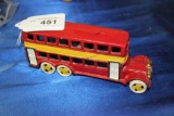 Cast Iron Double Decker Bus