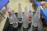 6-Vintage Soda Bottles
