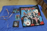 Kiss Patches and Small Childs Shirt (Worn)