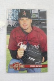 Roger Clemens Autographed Card with GA CoA
