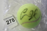 Anna Kournikova Autograph Tennis Ball w CoA
