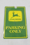 John Deere Parking  Metal Sign