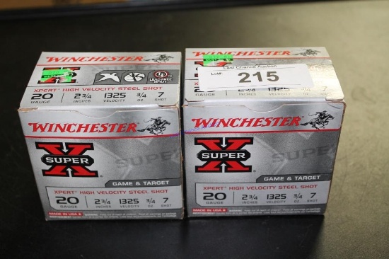 2X-25ct Winchester 20ga 2 3/4 7shot